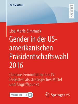 cover image of Gender in der US-amerikanischen Präsidentschaftswahl 2016